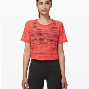 Lululemon Sweat Your Heart Out Short Sleeve Top